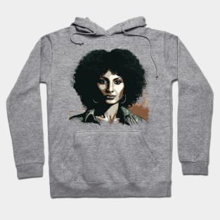 Pam Grier, Queen of Blaxploitation Fan Artwork Hoodie